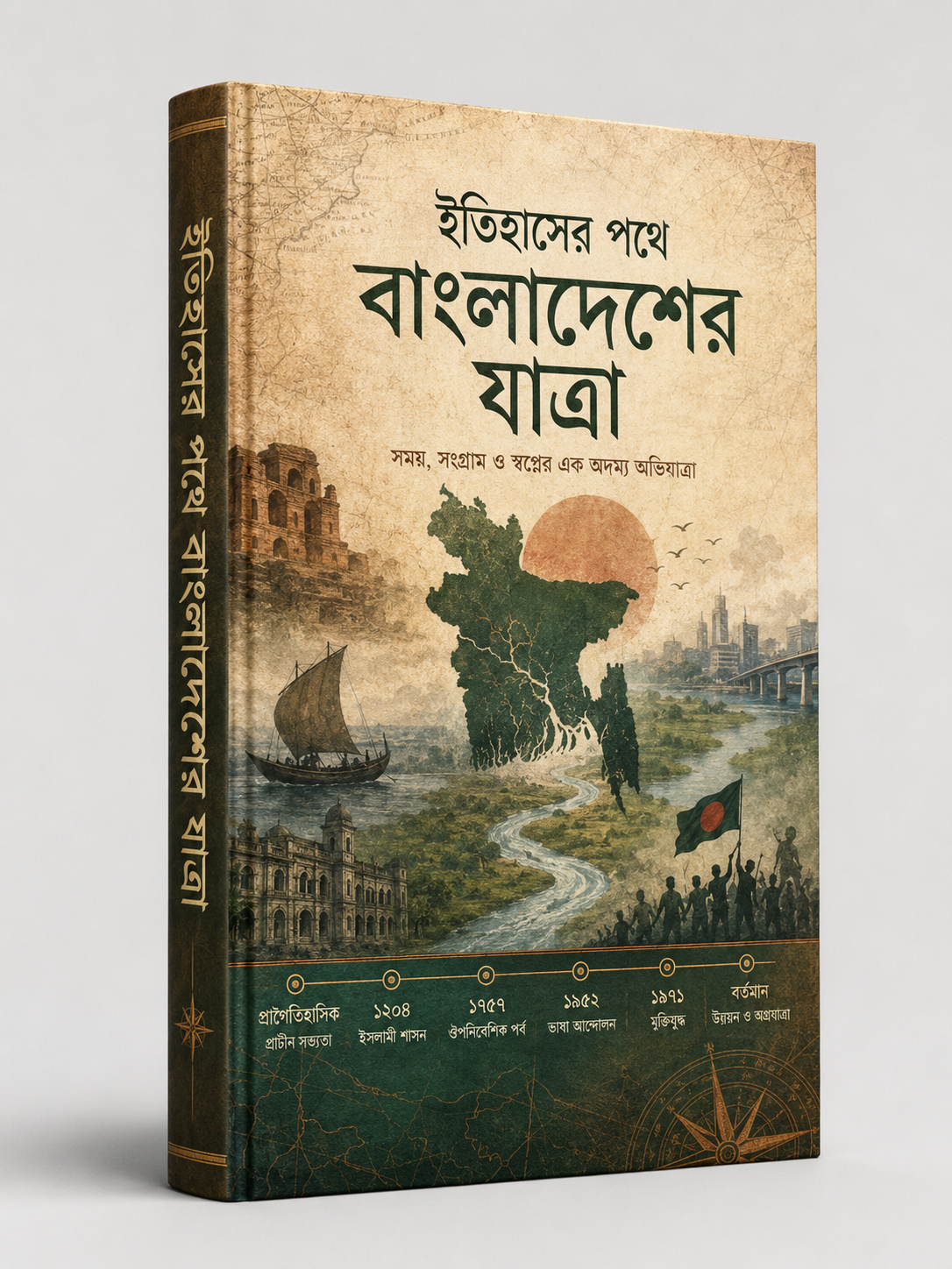 ইতিহাসের পথে বাংলাদেশের যাত্রা book cover